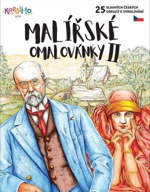 Product detail of Malířské omalovánky II - 25 slavných českých obrazů k vymalování - Matěj Pospíšil