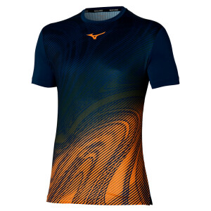 Product detail of Pánské tričko Mizuno  Charge Shadow Graphic Tee Pageant Blue S