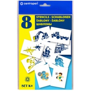 Product detail of Centropen Šablony k foukacím fixům AIR PENS K pro kluky