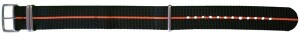 Product detail of Traser řemen textilní NATO černo-oranžový (73) - 22 mm