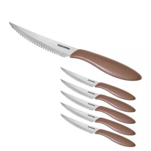 Product detail of Tescoma Nůž steakový PRESTO 12 cm, 6 ks, hnědá
