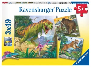 Product detail of Puzzle Dinosauři a čas/3x49 dílků