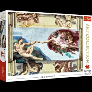 Product detail of Trefl Puzzle Michelangelo - Stvoření Adama / 1000 dílků