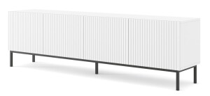 Product detail of ARTBm Tv stolek RAVENNA B 4D 200 | bílá matná Provedení: Bílá matná / černá podnož