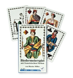 Product detail of Piatnik Biedermeierspiel mit frazözischen Farben von Blasius Miller No.2872