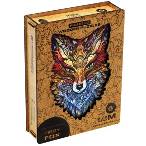 Product detail of UNIDRAGON dřevěné puzzle POHÁDKOVÁ LIŠKA velikost M (22x32cm) - EPEE