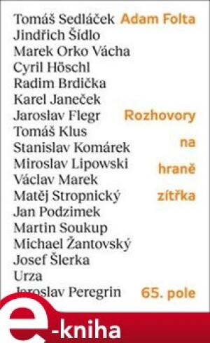 Product detail of Rozhovory na hraně zítřka - Adam Folta