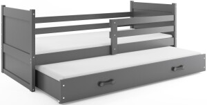Product detail of BMS Dětská postel s přistýlkou RICO 2 | šedá 90 x 200 cm Barva: Šedá