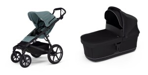 Product detail of Městský kočárek Thule Urban Glide 4-wheel Mid blue + korbička Black