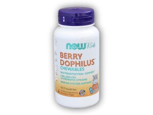 Product detail of NOW Foods BerryDophilus Kids probiotika 60 žv. pastilek