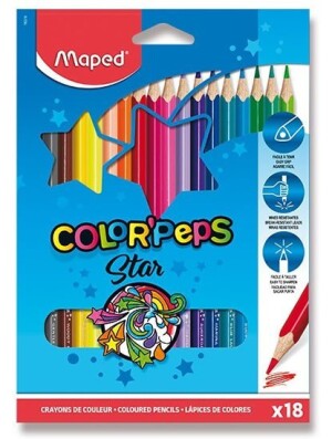 Product detail of Maped - Pastelky trojhranné Color´ Peps 18 ks