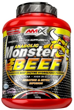 Product detail of Amix Nutrition Anabolic Monster Beef 90% Protein 1000 g vanilka - limetka