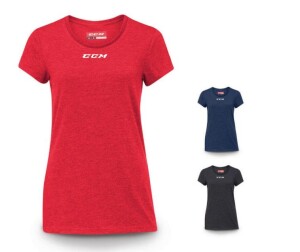 Product detail of CCM Dámské triko Women's Crew Neck Tee SR