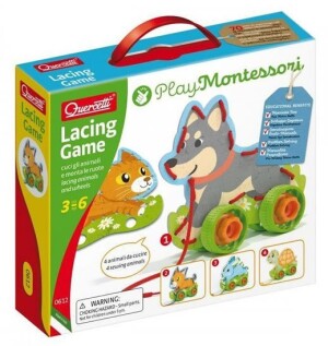 Product detail of Lacing Game lacing animals &amp; wheels - šněrovací zvířátka s kolečky