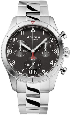 Product detail of Alpina Startimer Pilot Quartz Chronograph Big Date AL-372BW4S26B