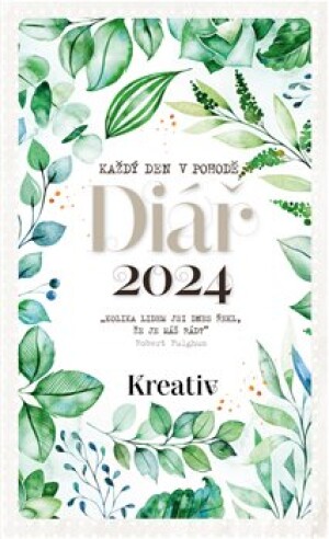 Product detail of Kreativ Diář 2024 - Zelené rostliny