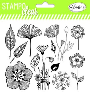 Product detail of Razítka Stampo Clear - kytičky a vlčí máky