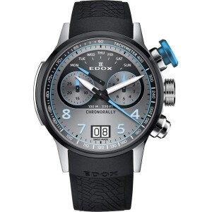 Product detail of EDOX Chronorally Quartz Chronograph 38003-TINBU-GNBU