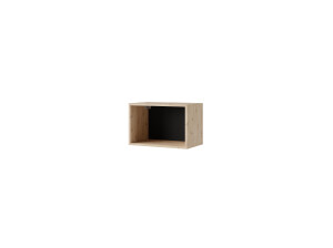 Product detail of ArtGiB Závěsná police CALABRINI C-08 | dub artisan/černý mat