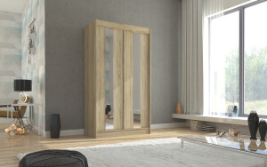 Product detail of ArtAdrk Šatní skříň BALTON | 120 cm Barva: dub sonoma