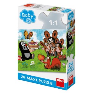 Product detail of Krtek slaví narozeniny: maxi puzzle 24 dílků - Dino Park