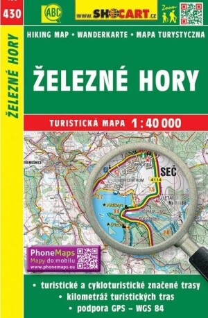 Product detail of SC 430 Železné hory 1:40 000