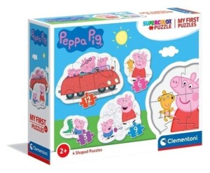 Product detail of Puzzle Prasátko Peppa 4v1 (3,6,9,12 dílků) - Comansi