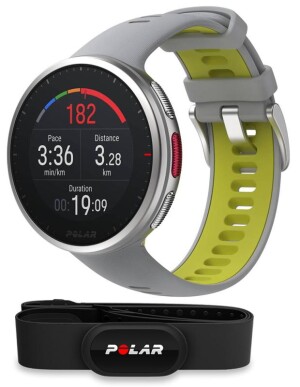 Product detail of Polar VANTAGE V2 Silver/Grey Lime + HR (AKČNÍ CENA)