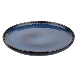 Product detail of Altom Porcelánový dezertní talíř Reactive Stripes modrá, 20,5 cm