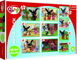 Product detail of Puzzle Bing a přátelé MEGA PACK 10v1 - Trefl