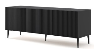 Product detail of ARTBm TV stolek RAVENNA B 3D 150 | černá matná Provedení: Černý mat / černé nohy