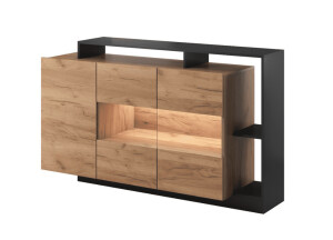 Product detail of ArtLas Komoda ABBY s osvětlením | dub craft/antracit