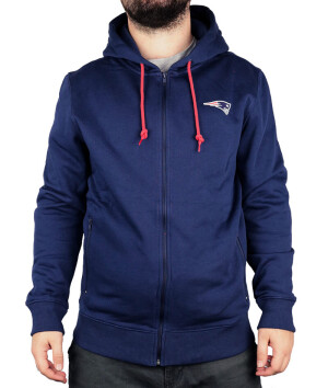 Product detail of Pánská mikina Fanatics  Oversized Split Print Zip Thru Hoodie NFL New England Patriots S