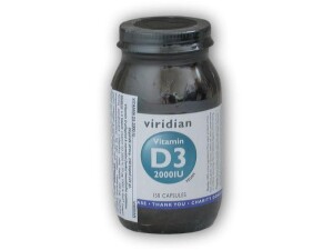 Product detail of Viridian Vitamin D3 2000iu 150 kapslí