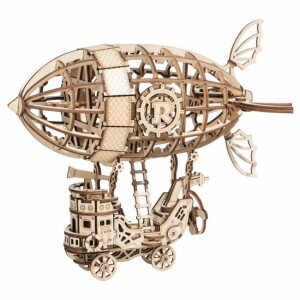 Product detail of RoboTime dřevěné 3D puzzle Pohádková vzducholoď