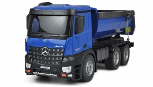 Product detail of Amewi kamion Mercedes-Benz Arocs licence DUMP TRUCK 1:14, 2,4 GHz, RTR, modrý + sleva 300,- na příslušenství