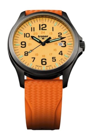 Product detail of Traser P67 Officer Pro GunMetal Orange Silikon