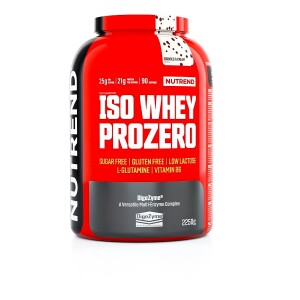 Product detail of Nutrend ISO Whey Prozero 2250 g jahodový cheesecake