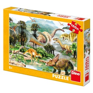 Product detail of Život dinosaurů: puzzle 100XL dílků - Dino Park