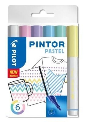 Product detail of PILOT Pintor Medium Sada akrylových popisovačů 1,5-2,2mm - Pastel 6 ks