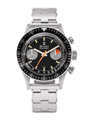 Product detail of Nivada Grenchen Chronomaster Orange Boy SL Inter. Bezel - Manual - Oyster