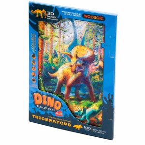 Product detail of UNIDRAGON dřevěné puzzle DINOSAURUS TRICERAPTOS (18,9x26,7cm) - EPEE