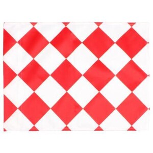 Product detail of Merco Rohový praporek látka červená-bílá (VÝPRODEJ)