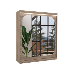 Product detail of ArtAdrk Šatní skříň ARIZONA | 180 cm Barva: Trufla