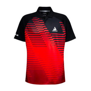 Product detail of Pánské tričko Joola  Shirt Zephir Polo Black/Red XXL