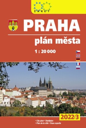 Product detail of Praha - knižní plán města 1:20 000 (2022/23)