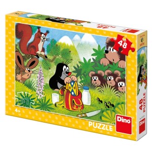 Product detail of Krtek a svačina: puzzle 48 dílků - Dino