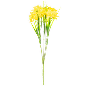 Product detail of Umělá kytice Narcis s 15 květy, žlutá, 32 cm