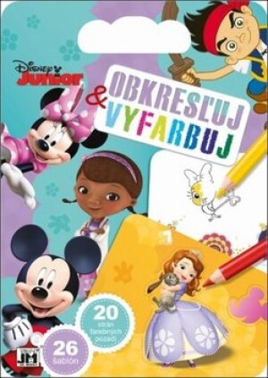 Product detail of Obkresľuj a vyfarbuj Disney Junior