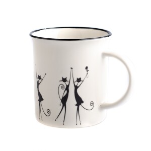 Product detail of Porcelánový hrnek Tančící kočky 310 ml